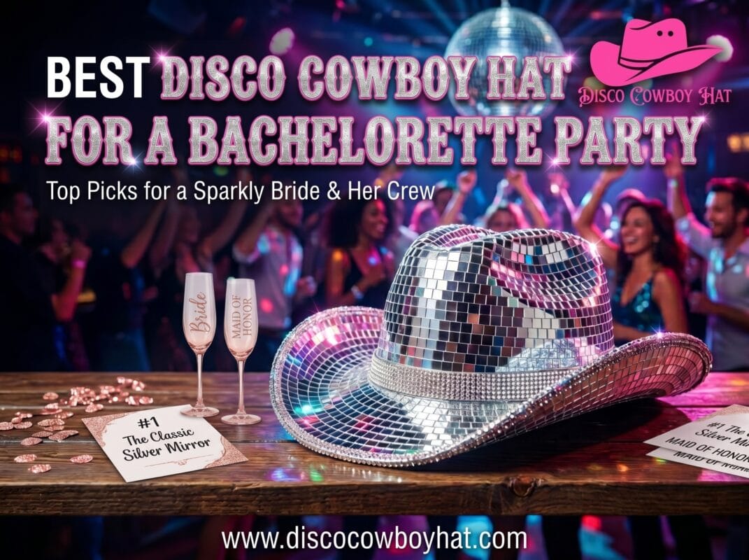 Best Disco Cowboy Hat for a Bachelorette Party