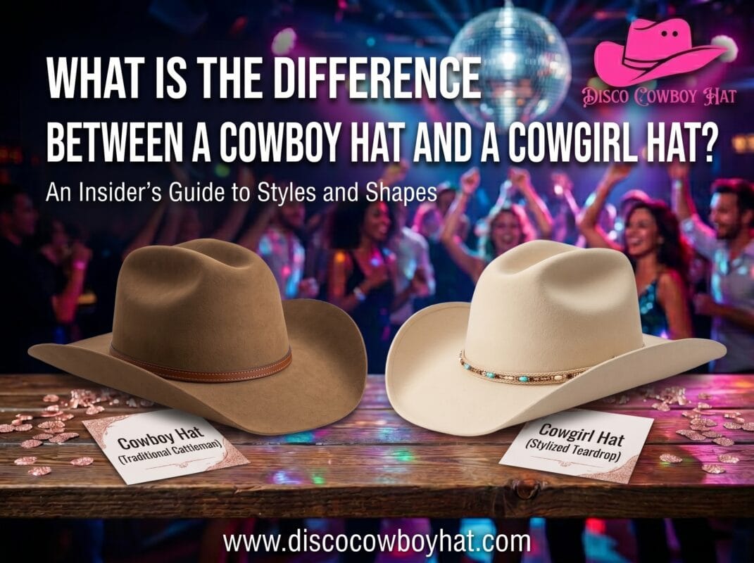 What Is the Difference Between a Cowboy Hat and a Cowgirl Hat?